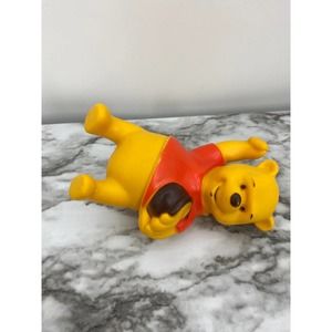 VINTAGE Disney WINNIE THE POOH 1978 2-piece vinyl/soft rubber figure toy doll